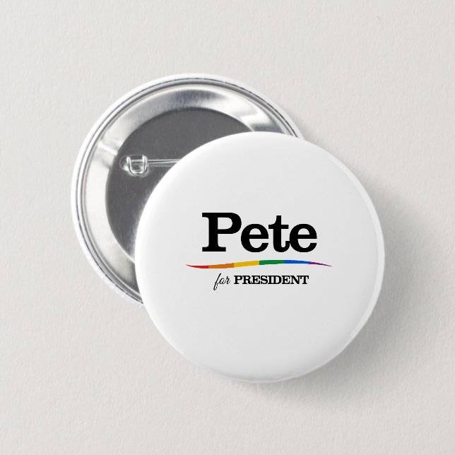 Pete for President Button (Front & Back)
