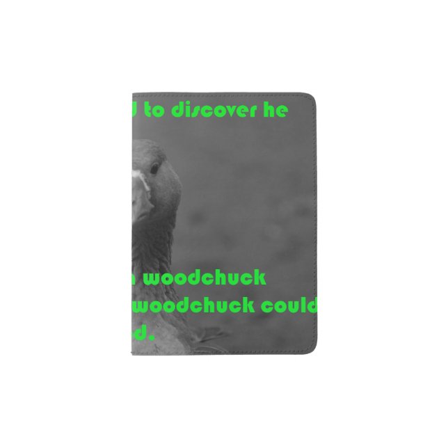 Pete (Green) Passport Holder (Front)