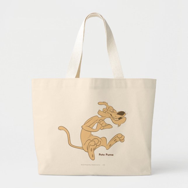Pete Puma Excited Large Tote Bag (Front)