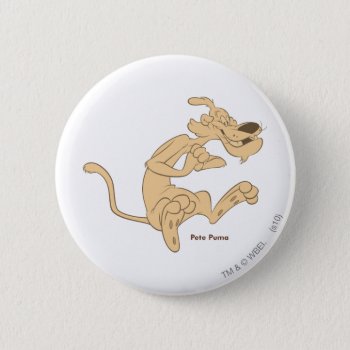 Pete Puma Excited Pinback Button by looneytunes at Zazzle