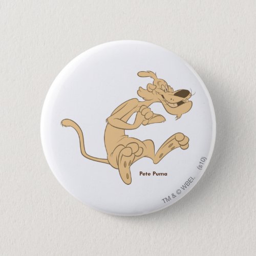 Pete Puma Excited Pinback Button