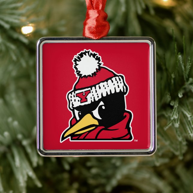 Pete The Penguin Metal Ornament (Tree)