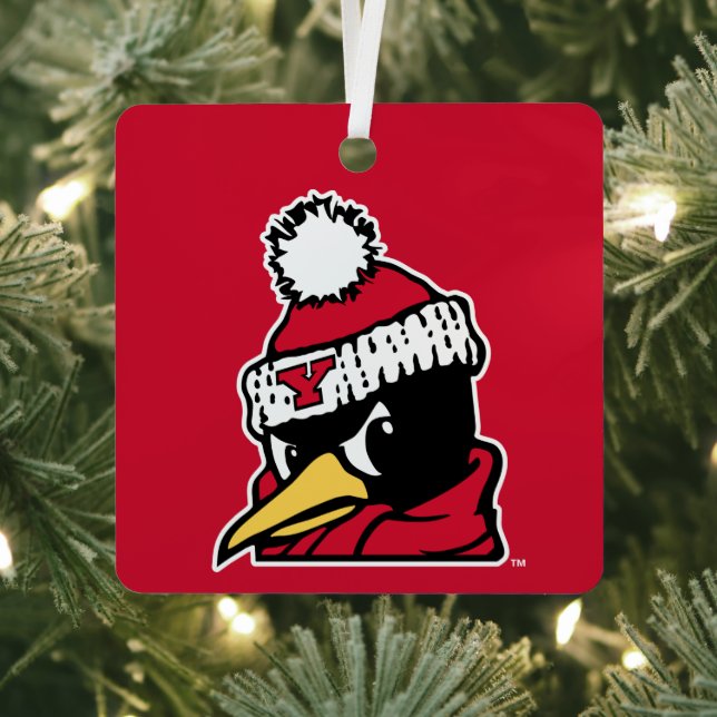 Pete The Penguin Metal Ornament (Insitu)