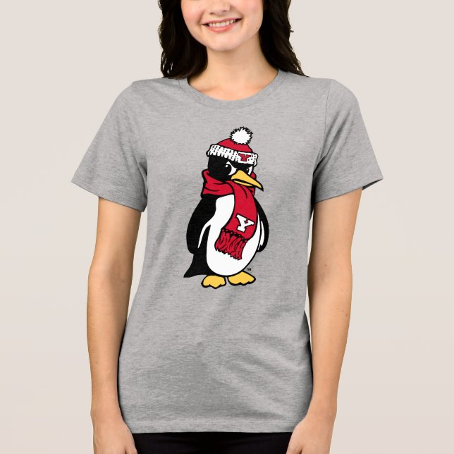 Pete The Penguin Tri-Blend Shirt (Front)