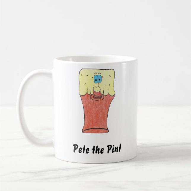 Pete the Pint Mug (Left)