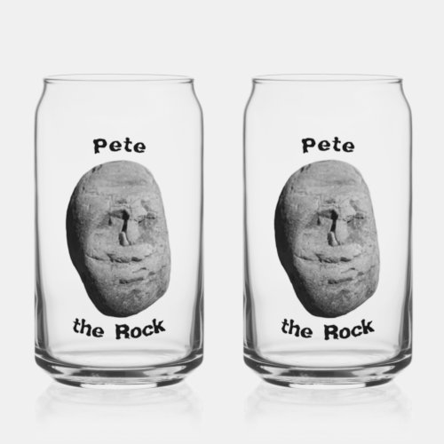 Pete the Rock Glassware Can Glass