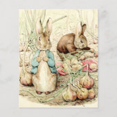 Peter and Benjamin Gather Onions by Beatrix Potter (Front)
