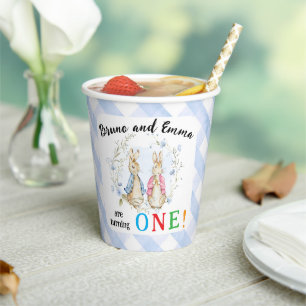 Peter and Flopsy Birthday Paper Cup