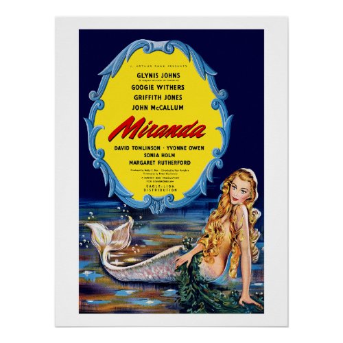 Peter Blackmores Miranda 1948 Poster