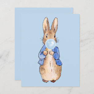 Peter Blowing a Blue Bubble gum