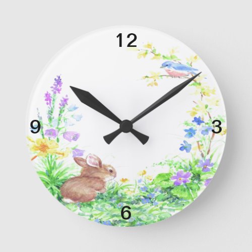 Peter Cotton Tail _ Round Clock