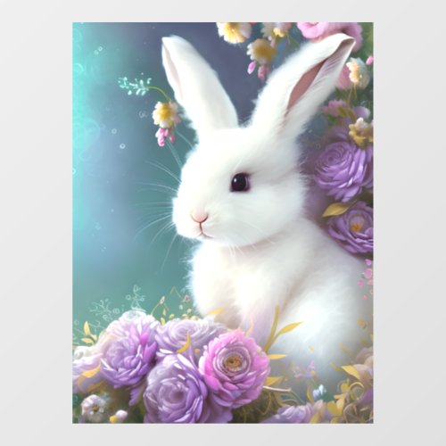 Peter Cottontail Window Cling