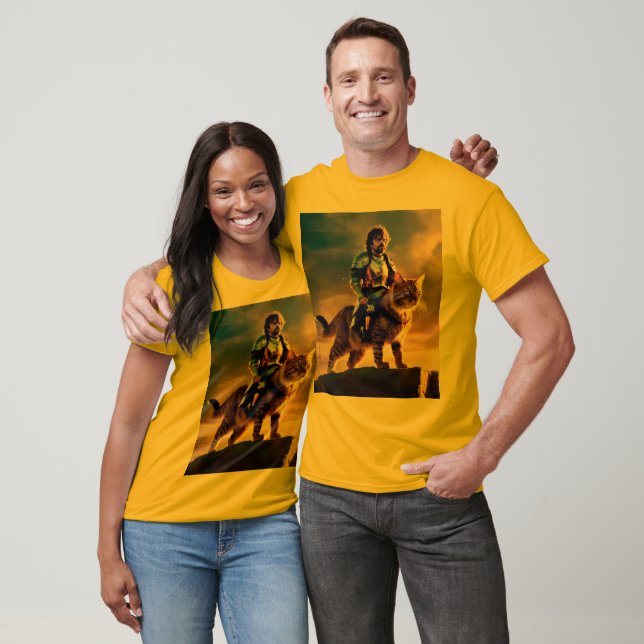 Peter Dinklage sitting on top of a cat (Unisex)