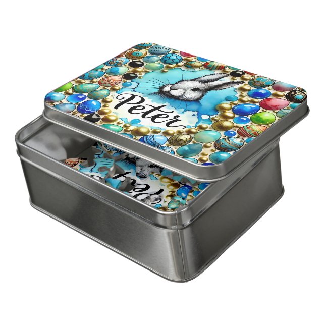 PETER ~ EASTER GIFT ~ Bunny Eggs" ~ Puzzle (Lid Open)