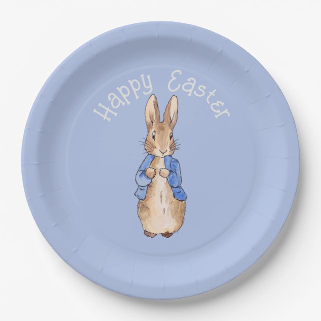Peter Easter Paper Plates (Front)