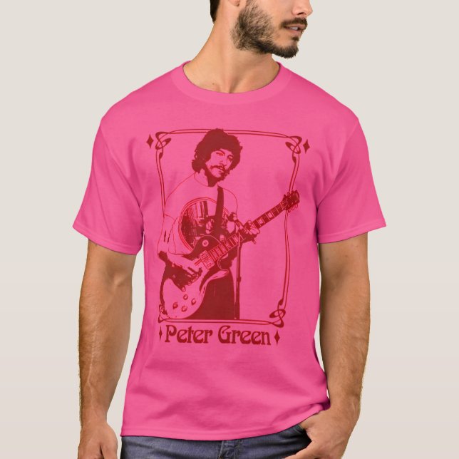 Peter Green --- Retro Fan Design T-Shirt (Front)
