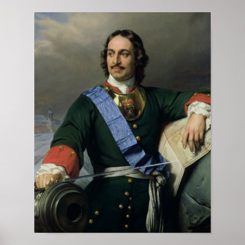 Peter I the Great _ Paul Delaroche Poster