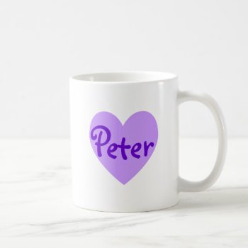 Peter In Purple Coffee Mug by purplestuff at Zazzle