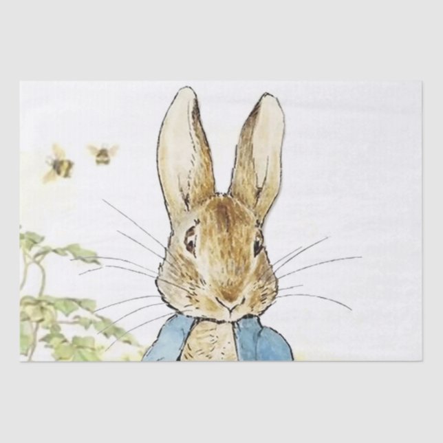 “Peter in the Lettuce Patch” by Beatrix Potter Tissue Paper (Front)