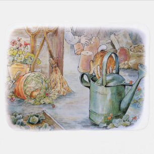 Peter In Watering Can  Baby Blanket
