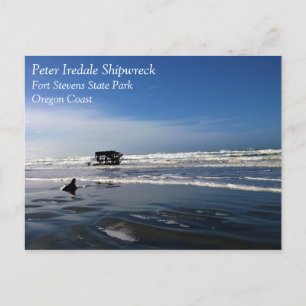 Peter Iredale Shipwreck, Oregon Coast Postcard