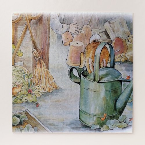 Peter Jumping in a Watering Can Jigsaw Puzzle