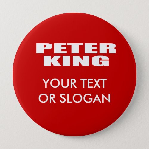 PETER KING FOR SENATE BUTTON