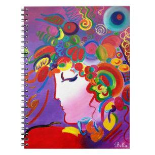 Peter Max inspired Blushing Beauty Notebook