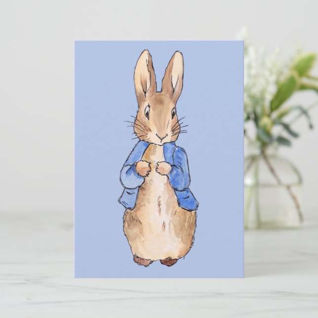 Peter on Blue Background    Invitation (Standing Front)