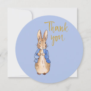 Peter on Blue Background Thank You Card