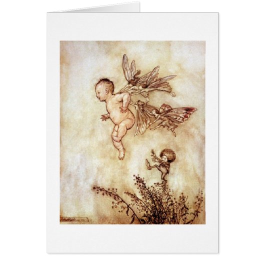 Peter Pan and Fairies (Blank Inside) Cards (Front)