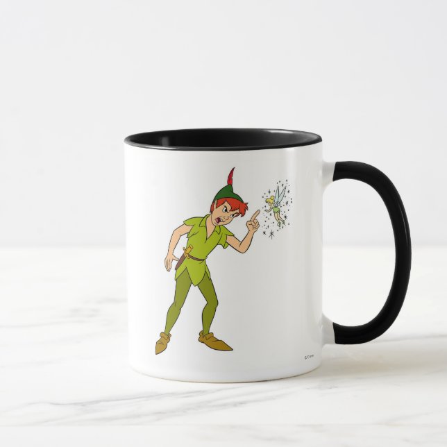 Peter Pan and Tinkerbell Disney Mug (Right)