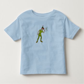 Peter Pan And Tinkerbell Disney Toddler T-shirt by peterpan at Zazzle