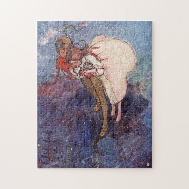 Peter Pan and Wendy by Alice B. Woodward Jigsaw Puzzle (Vertical)