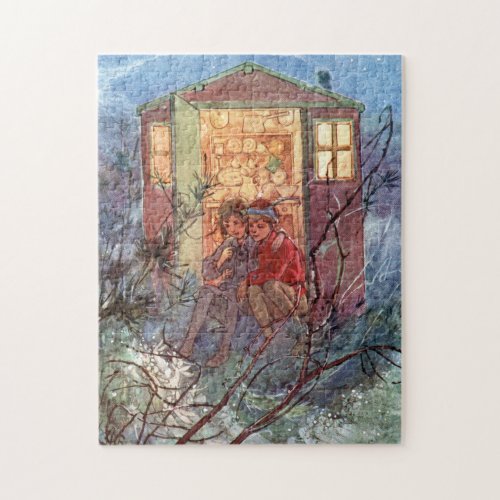 Peter Pan and Wendy by Alice B Woodward Jigsaw Puzzle
