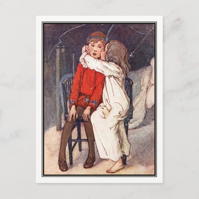 Peter Pan and Wendy by Alice B. Woodward Postcard (Front)