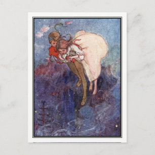 Peter Pan and Wendy by Alice B. Woodward Postcard