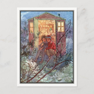 Peter Pan and Wendy by Alice B. Woodward Postcard