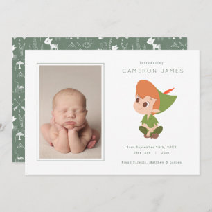 Peter Pan Birth Announcement