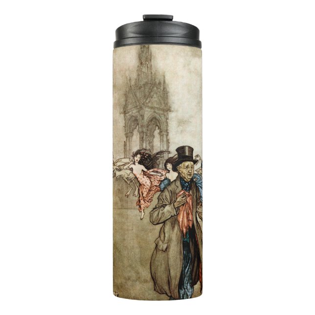 Peter Pan by Arthur Rackham Thermal Tumbler (Front)