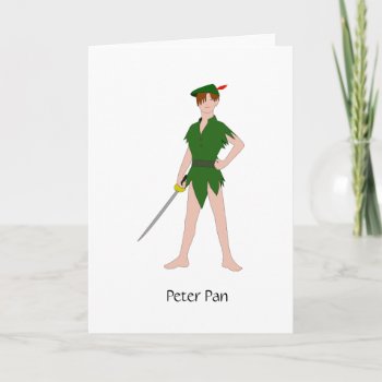 Peter Pan Card by AsTimeGoesBy at Zazzle