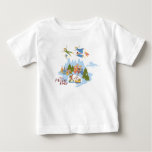 Peter Pan Flying Over Neverland Baby T-shirt at Zazzle