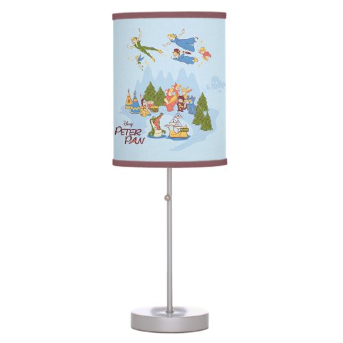 Peter Pan Flying over Neverland Table Lamp