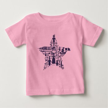 Peter Pan & Friends Star Baby T-shirt by peterpan at Zazzle