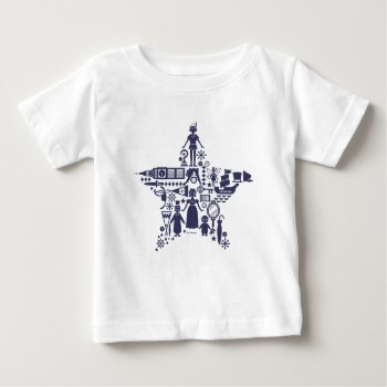Peter Pan & Friends Star Baby T-shirt by peterpan at Zazzle