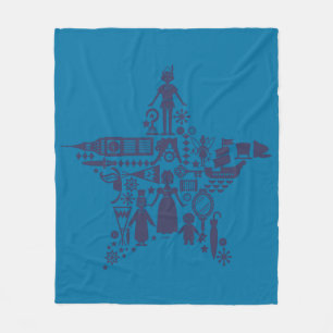 Peter Pan & Friends Star Fleece Blanket