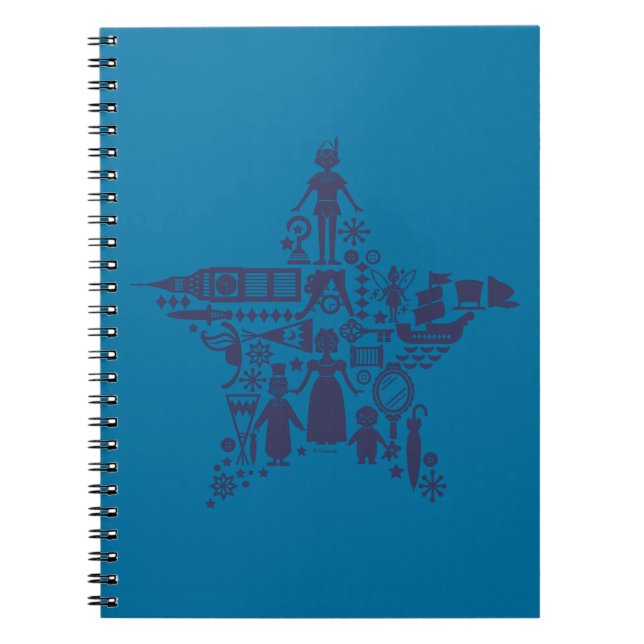 Peter Pan & Friends Star Notebook (Front)