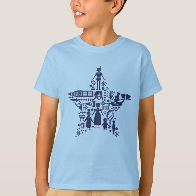 Peter Pan & Friends Star T-Shirt (Front)