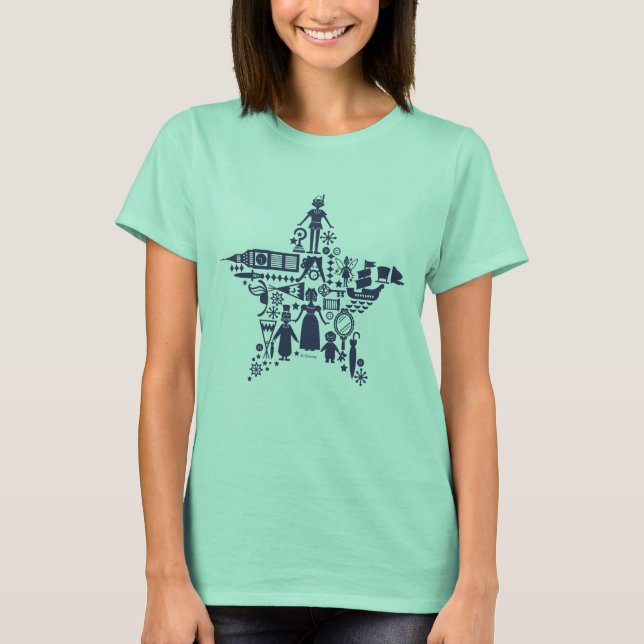 Peter Pan & Friends Star T-Shirt (Front)