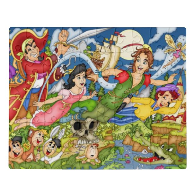 Peter Pan Jigsaw Puzzle (Puzzle Horizontal)